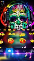 Graffiti Colorful Skull Ekran Görüntüsü 2