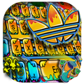 Graffiti Sports Keyboard Theme