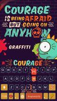 Graffiti Kika Keyboard Theme Affiche