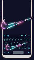 Poster Sports Neon Club Sneaker keyboard