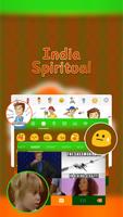 India Spiritual Keyboard Theme capture d'écran 1