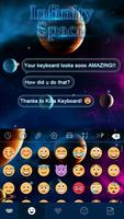 Infinity Space Keyboard Theme screenshot 1