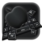 тема для клавиатуры Jet Black Apple иконка