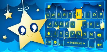 最新版、クールな Little Star のテーマキーボード