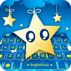 最新版、クールな Little Star のテーマキーボード アプリダウンロード
