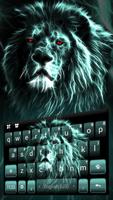 Thème de clavier Luminous Lion capture d'écran 1