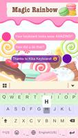 Magic Rainbow Keyboard Theme پوسٹر