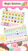 Tema Keyboard Magicrainbow imagem de tela 2