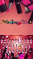 Keyboard - Makeup Color New Theme Affiche