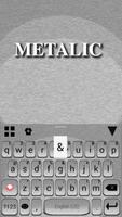 Metallic Kika Keyboard Theme plakat