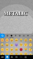 Metallic Kika Keyboard Theme screenshot 1