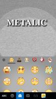 Metallic Kika Keyboard Theme screenshot 2