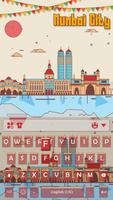 Mumbai Skyline Keyboard Theme poster