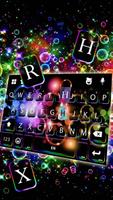Thème de clavier Neon Colorful capture d'écran 1