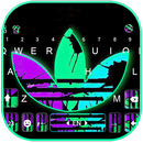 Neon Ink Graffiti Sports Keyboard Theme APK