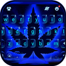 Neon Rasta Weed Leave Keyboard Theme APK