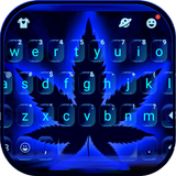 Neon Rasta Weed Leave Zeichen
