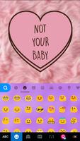Keyboard - Not Your Baby New Theme capture d'écran 1