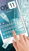 Os 11 Raindrop Keyboard Theme Ekran Görüntüsü 1