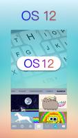 OS 12 Keyboard Theme captura de pantalla 2