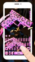 Novo tema de teclado Pink Girl Cartaz