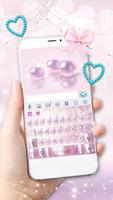 ثيم لوحة المفاتيح Pink Luxury  الملصق