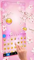 Teclado Pink Romantic Sakura imagem de tela 1