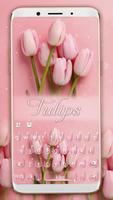 Novo tema de teclado Pink Tuli Cartaz