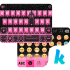Pink Heart Kika Keyboard Theme Zeichen