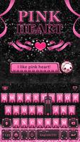 Pink Heart Kika Keyboard Theme capture d'écran 1
