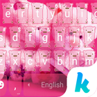 Pink Girl Keyboard Theme أيقونة
