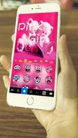 Pink Girl Keyboard Theme imagem de tela 3