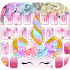 Pinky Girly Unicorn Keyboard icon