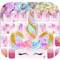 Pinky Girly Unicorn Keyboard