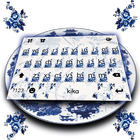 Elegant Porcelain Keyboard Theme ikona