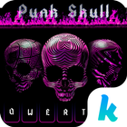 Punk Skull 💀 Keyboard Theme আইকন