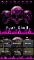 Punk Skull 💀 Keyboard Theme 스크린샷 2