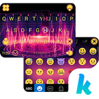 Purple Vibes Kika Keyboard icône