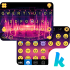 Purple Vibes Kika Keyboard ไอคอน