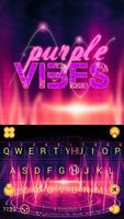 Purple Vibes Kika Keyboard screenshot 1