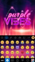 Purple Vibes Kika Keyboard screenshot 2