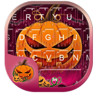 Purple Halloween Keyboard Theme आइकन