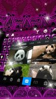 Sexy Purple Emoji Keyboard Theme screenshot 3