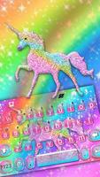 Tema Keyboard Rainbow Sparkle  Cartaz