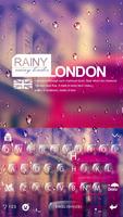 Rainy London Kika Keyboard capture d'écran 1