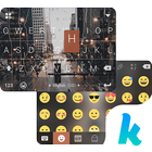 Rainy New York Kika Keyboard icon