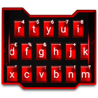 Red Black Metal Keyboard icon