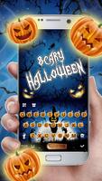 Magic Halloween Keyboard Theme الملصق