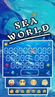 Keyboard - Sea World New Theme پوسٹر