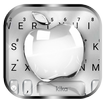 Silver Crystal Apple Tema de teclado